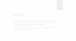 Desktop Screenshot of mirahost.com